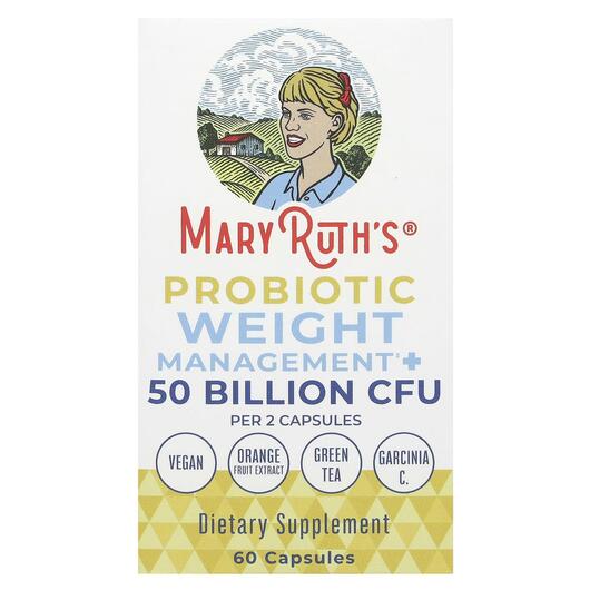 Основне фото товара Probiotic Weight+ Management 50 Billion, Пробіотики, 60 капсул