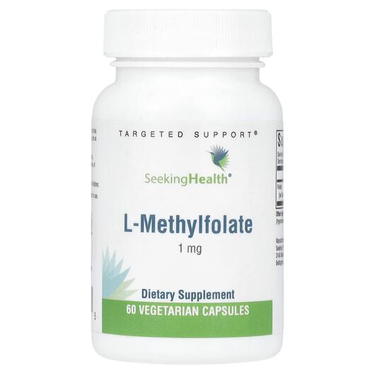 Основне фото товара Seeking Health, L-5-MTHF 1700 mcg DFE, Метилфолат, 60 капсул