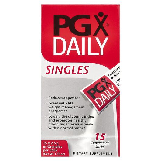 Основне фото товара Natural Factors, PGX Daily, Підтримка рівня цукру, 15 стіків