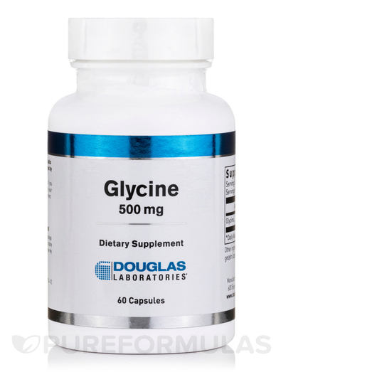 Основне фото товара Douglas Laboratories, Glycine 500 mg, L-Гліцин, 60 капсул