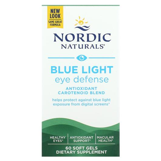 Основне фото товара Blue Light Eye Defense, Підтримка здоров'я зору, 60 капсул