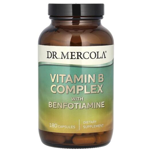 Основне фото товара Vitamin B Complex with Benfotiamine, B-комплекс з Бенфотіаміном, 