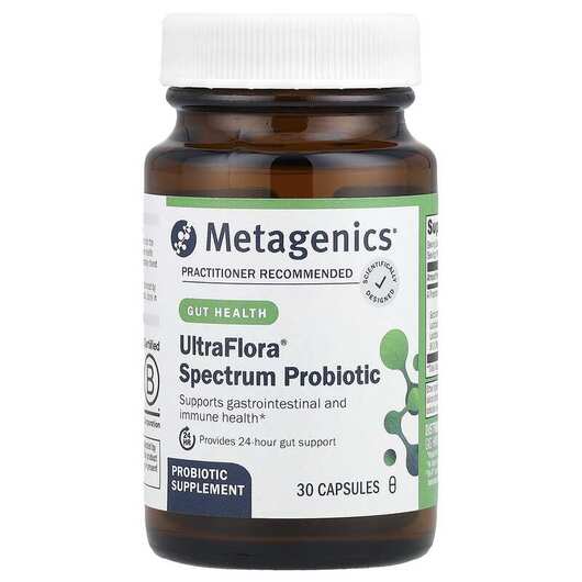 Основне фото товара Metagenics, UltraFlora Spectrum, Пробіотики, 30 капсул