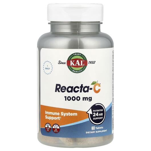 Основне фото товара KAL, Reacta-C 1000 mg, Reacta-C 1000 мг, 60 таблеток