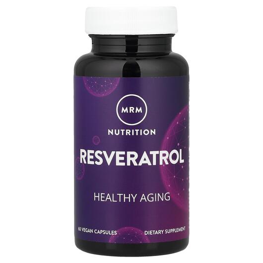 Основне фото товара MRM, Resveratrol, Ресвератрол, 60 капсул