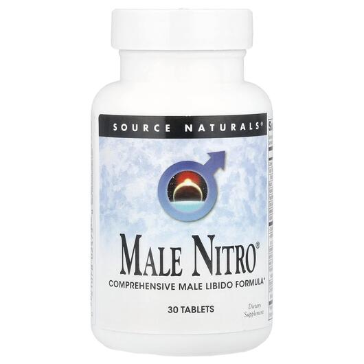 Основне фото товара Source Naturals, Male Nitro, Вітаміни для жінок, 30 таблеток