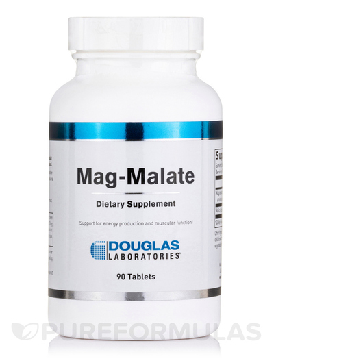 Основне фото товара Douglas Laboratories, Mag-Malate, Магній Малат, 90 таблеток