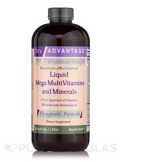 Основне фото товара Liquid Mega MultiVitamins & Minerals 1 Pint, Мультивітаміни, 
