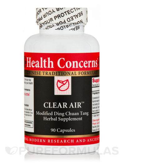 Основне фото товара Health Concerns, Clear Air, Підтримка органів дихання, 90 капсул
