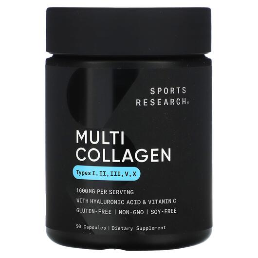 Основне фото товара Sports Research, Multi Collagen Complex, Колаген, 90 капсул