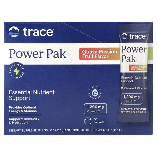 Основне фото товара Trace, PowerPak Essential Nutrient Support, Мультивітаміни, 30 шт