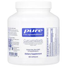 Куркумін CurcumaSorb Pure Encapsulations 180 капсул