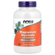 Магній Magnesium Glycinate with BioPerine NOW