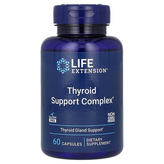 Основне фото товара Triple Action Thyroid, Підтримка щитовидної залози, 60 капсул