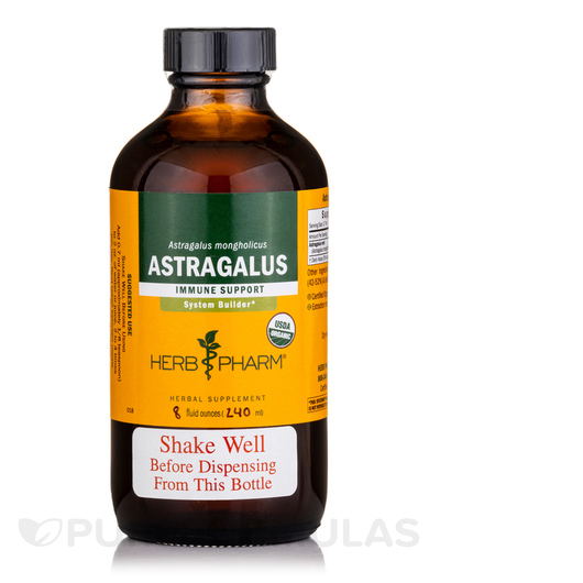 Основне фото товара Herb Pharm, Astragalus, Астрагал, 240 мл