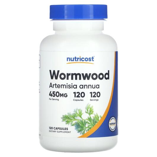 Основне фото товара Nutricost, Wormwood 450 mg, Полин, 120 капсул