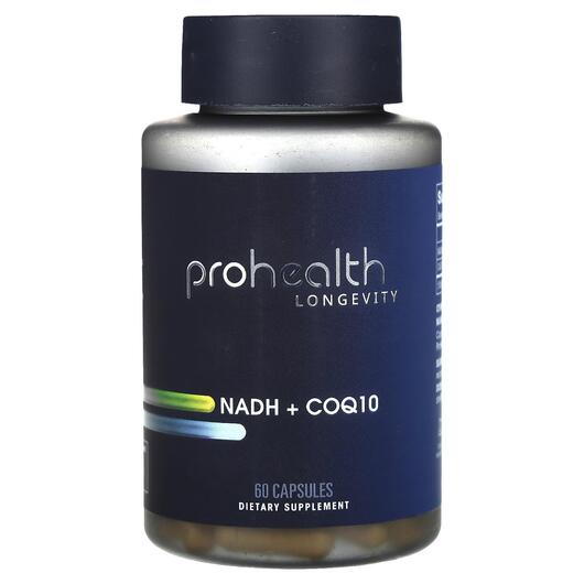 Основне фото товара ProHealth Longevity, NADH + CoQ10, 60 капсул