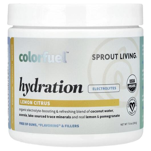 Основне фото товара Colorfuel Adaptogenic Drink Mix Hydration, Електроліти, 125 г