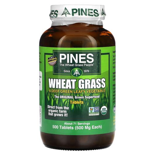 Основне фото товара Wheat Grass, Паростки пшениці Вітграсс, 500 таблеток