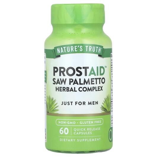 Основне фото товара ProstAid Saw Palmetto Herbal Complex, Трави, 60 капсул