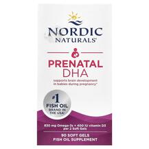 Prenatal DHA Пренатальная ДГК 500 мг Nordic Naturals