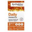 Kyolic, Daily Probiotic, Пробіотики, 180 капсул