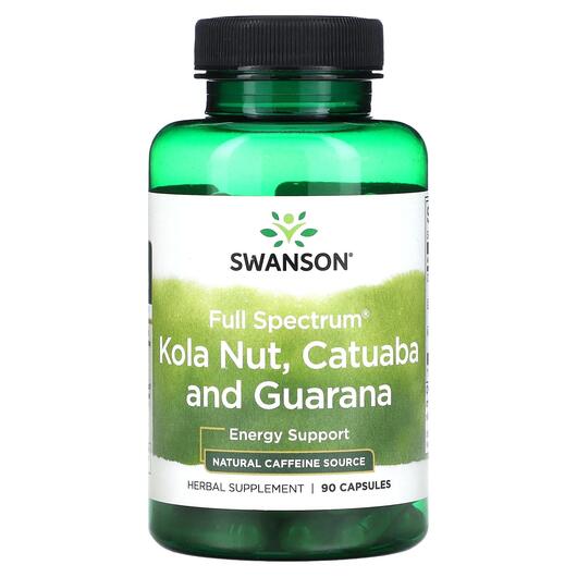 Основне фото товара Full Spectrum Kola Nut Catuaba and Guarana, Катуаба, 90 капсул