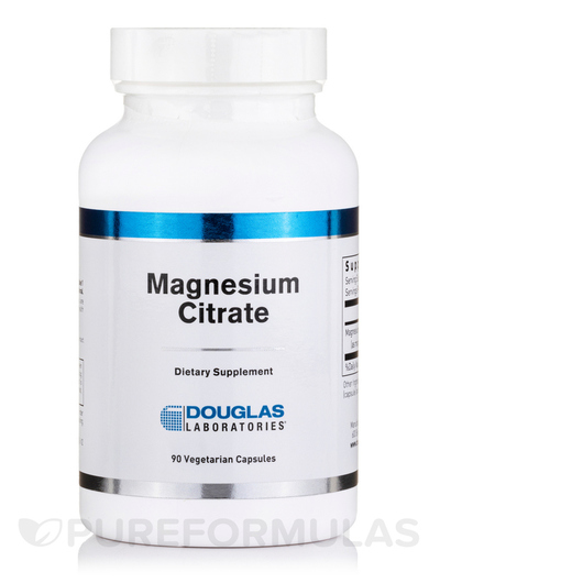 Основне фото товара Douglas Laboratories, Magnesium Citrate, Магній Цитрат, 90 капсул