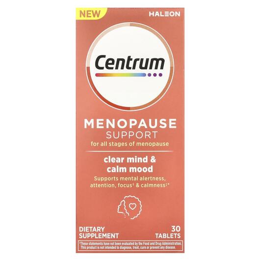 Основне фото товара Menopause Support Clear Mind & Calm, Підтримка менопаузи, 30 