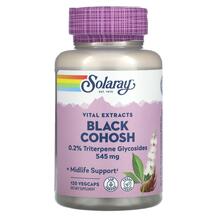 Vital Extracts Black Cohosh 545 mg Клопогон Solaray