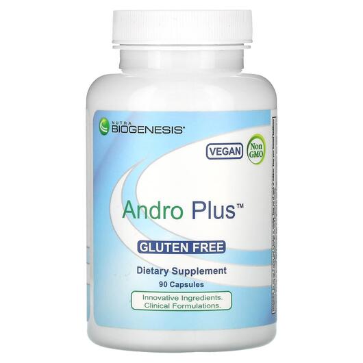 Основне фото товара Nutra BioGenesis, Andro Plus, Підтримка Лібідо, 90 капсул