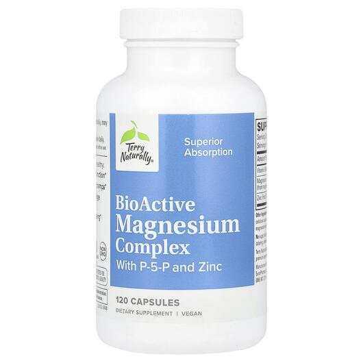 Основне фото товара Magnesium Complex, Магній з P-5-P та цинком, 120 капсул
