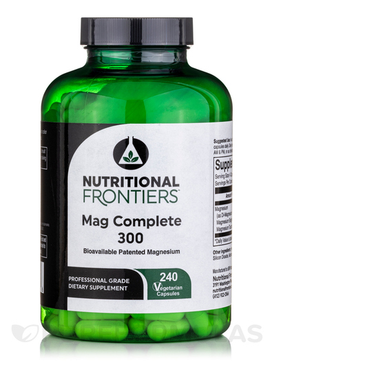 Основне фото товара Nutritional Frontiers, Mag Complete 300, Магній, 240 капсул