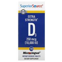 Extra Strength D3 250 mcg 10000 IU Витамин D3