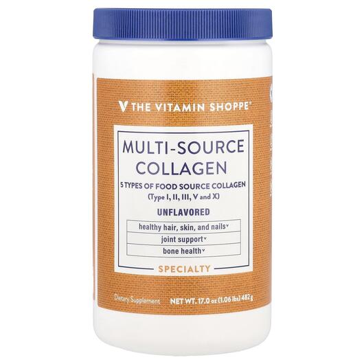 Основне фото товара Multi-Source Collagen Unflavored, Колаген, 482 г
