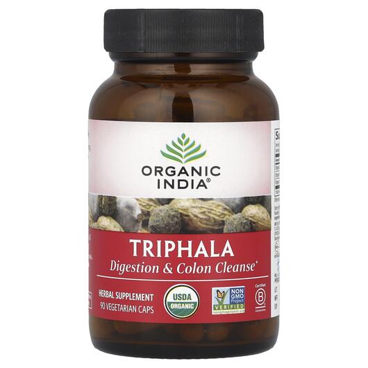 Основне фото товара Organic India, Triphala, Трифала, 90 капсул
