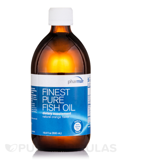 Основне фото товара Pharmax, Finest Pure Fish Oil Orange Flavor, Омега 3, 500 мл