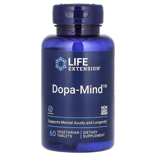 Основне фото товара Life Extension, Dopa-Mind, Здоровий рівень дофаміну, 60 таблеток