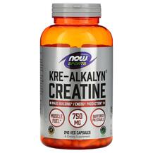 Kre-Alkalyn Creatine Креатин NOW 240 капсул