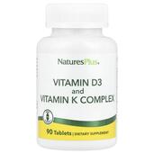 Vitamins D3 & K2 Витамины D3 & K2 Natures Plus