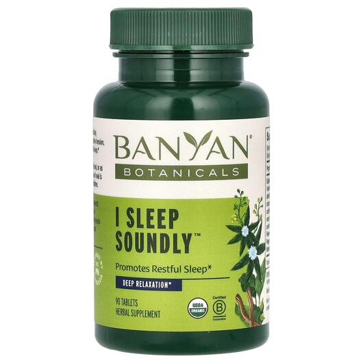 Основне фото товара Banyan Botanicals, I Sleep Soundly, Підтримка сну, 90 таблеток
