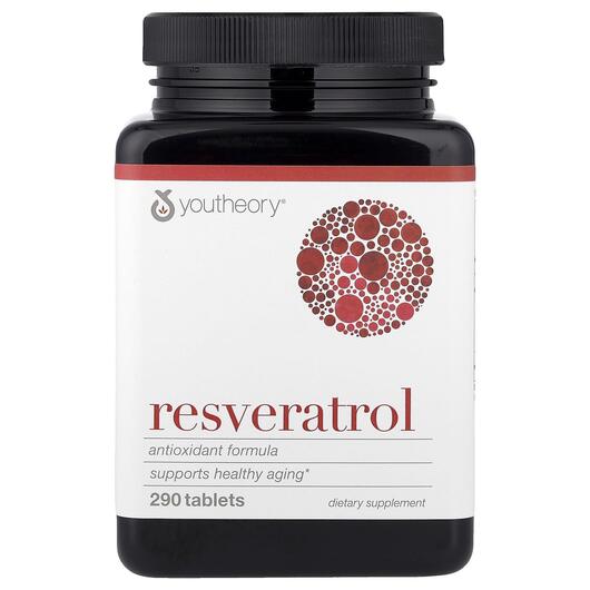 Основне фото товара Youtheory, Resveratrol, Ресвератрол, 290 таблеток