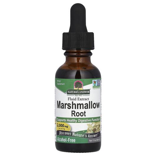 Основне фото товара Nature's Answer, Marshmallow Alcohol Free 2000 mg, Алтея, 30