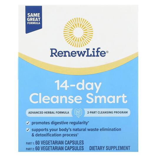 Основне фото товара Cleanse Smart Total Body Cleanse, Детокс та очищення, 30 денна пр