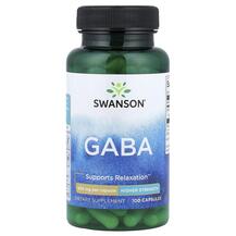 ГАМК Gaba High Potency 500 mg Swanson 100 капсул