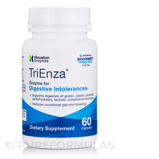 Основне фото товара Houston Enzymes, TriEnza, Ферменти ТріЄнза, 60 капсул