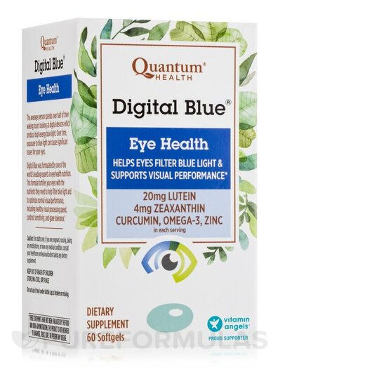 Основне фото товара Quantum Health, Digital Blue, Підтримка здоров'я зору, 60 ка
