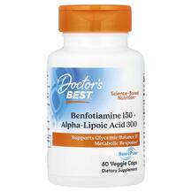 Бенфотіамін Benfotiamine 150 + ALA Doctor's Best Бенфотіамін Benfotiamine 150 + ALA Doctor's Best