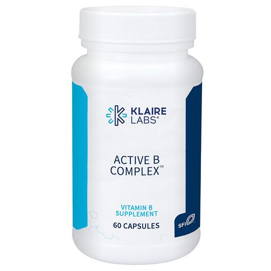 Основне фото товара Klaire Labs, Active B Complex, B-комплекс, 60 капсул