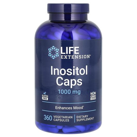 Основне фото товара Inositol Caps 1000 mg, Інозітол 1000 мг, 360 капсул
